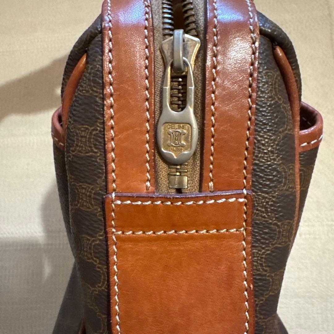 【VINTAGE CELINE/セリーヌ】マカダム　ボストンバッグ