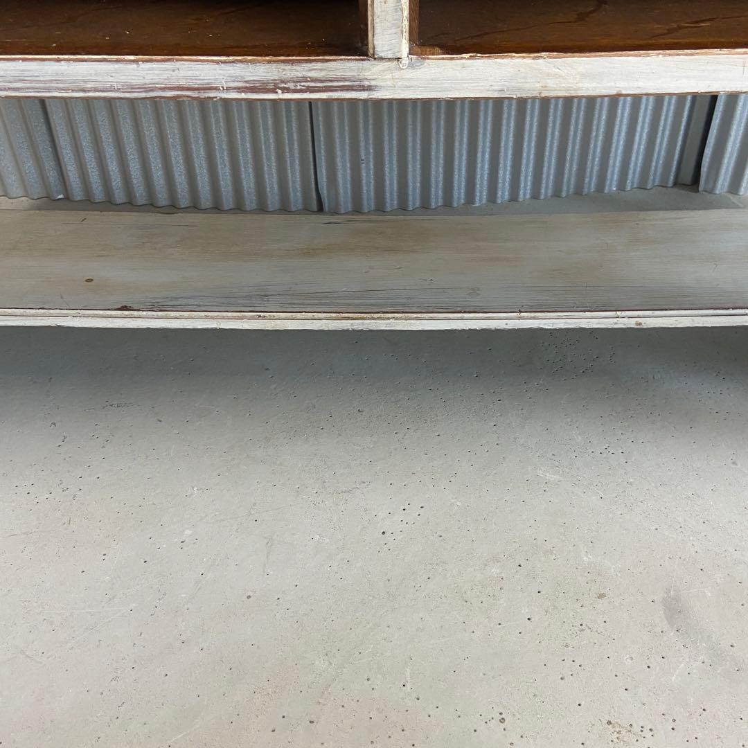 アンティーク　キャビネット　テレビボード　ホワイト