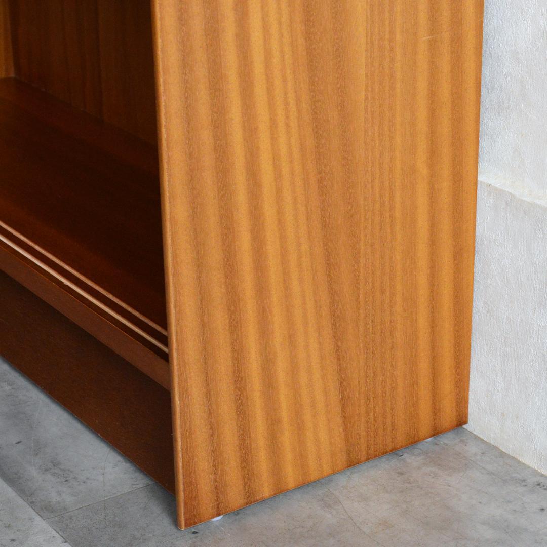 イギリスヴィンテージ チーク ガラスキャビネット ディスプレイ 飾り棚 本棚