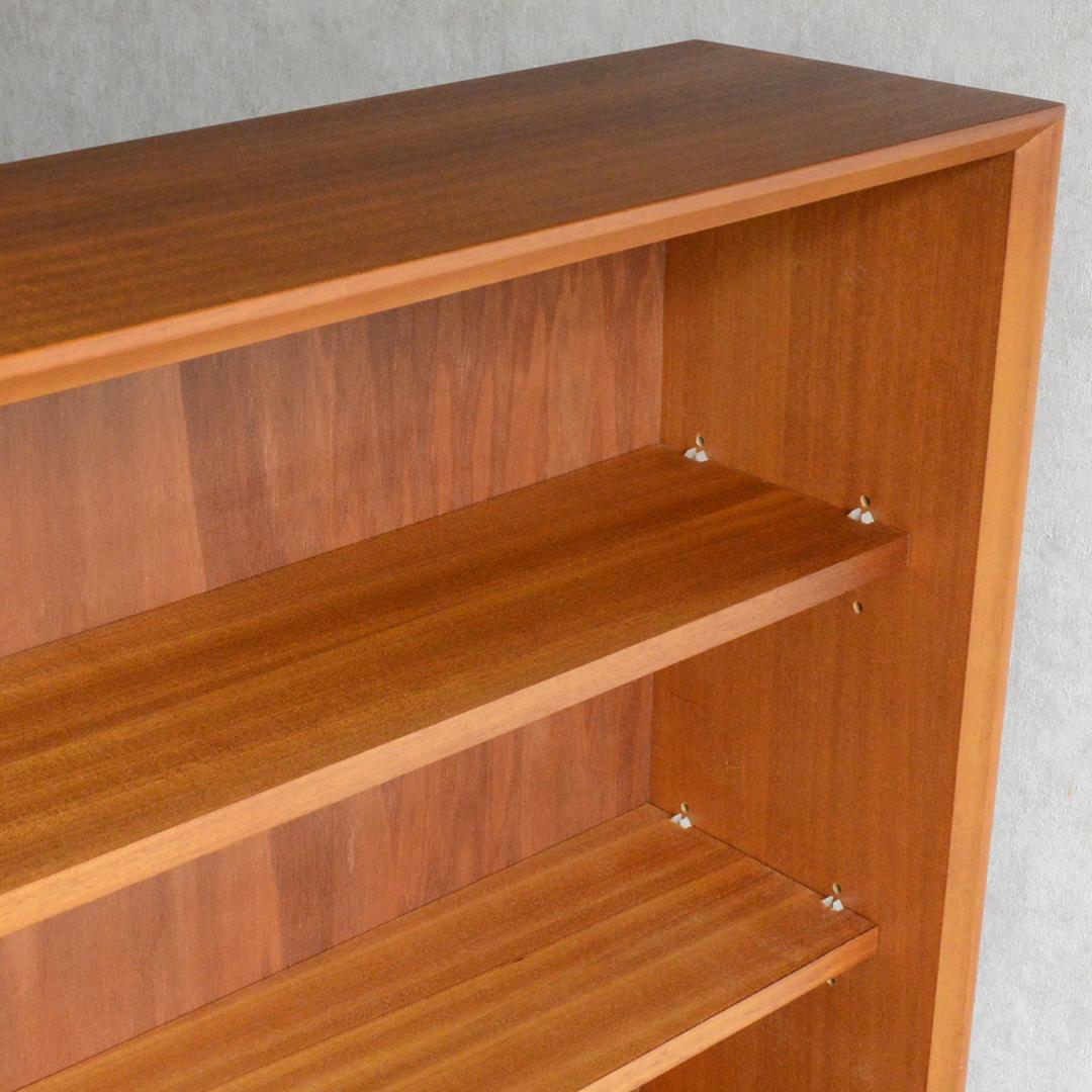 イギリスヴィンテージ チーク ガラスキャビネット ディスプレイ 飾り棚 本棚