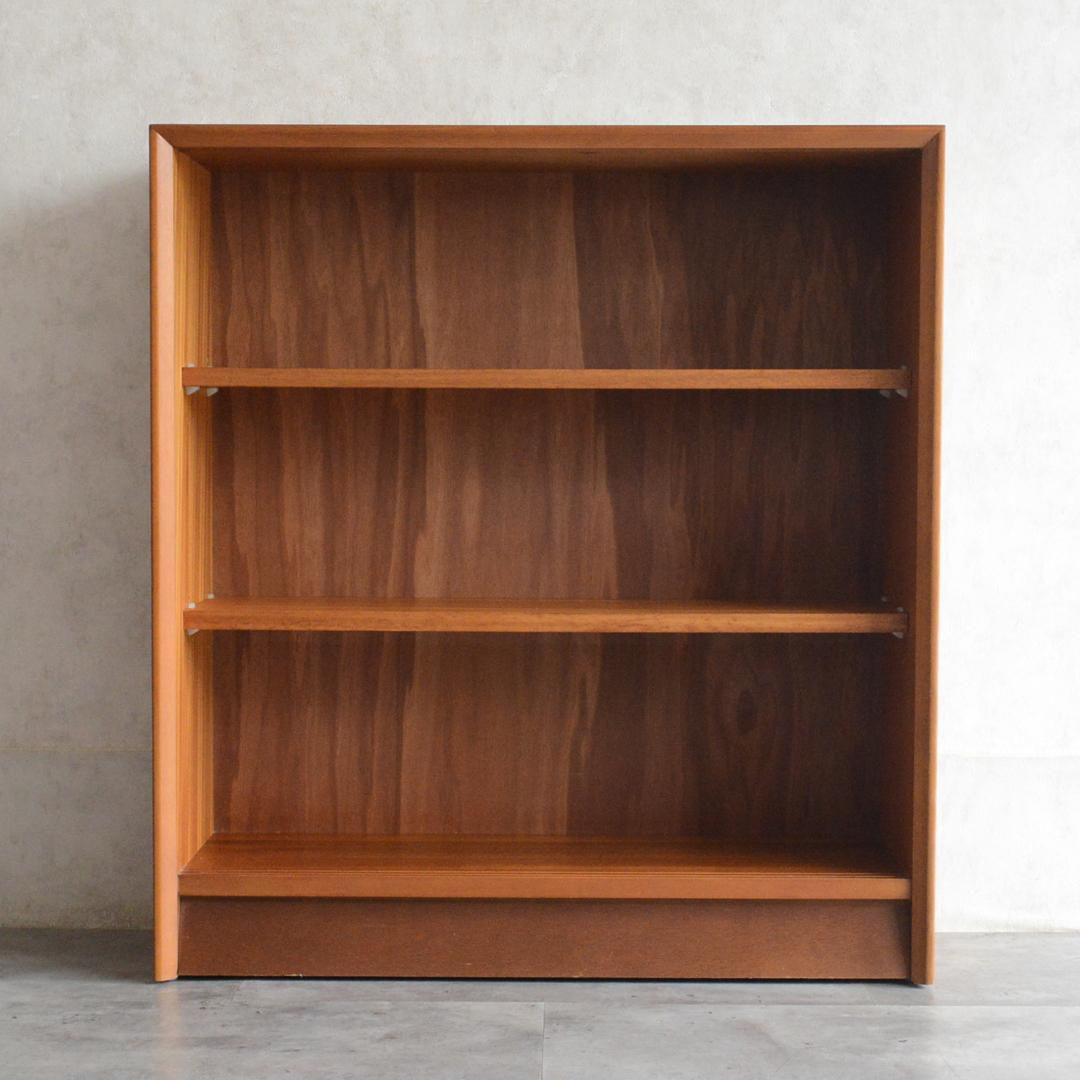 イギリスヴィンテージ チーク ガラスキャビネット ディスプレイ 飾り棚 本棚