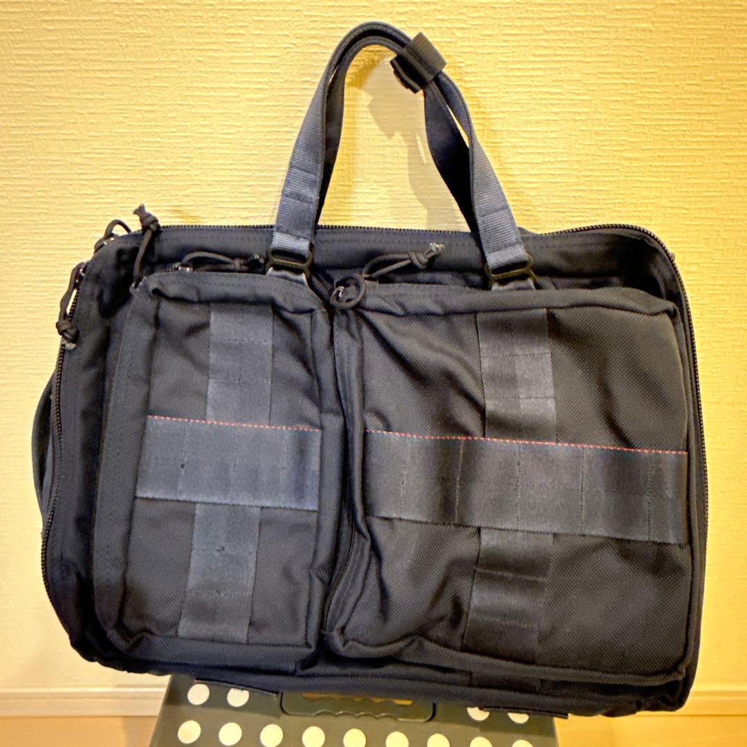 BEAMS+&BRIEFING 3wayバッグ　エアフォースブルー　USA