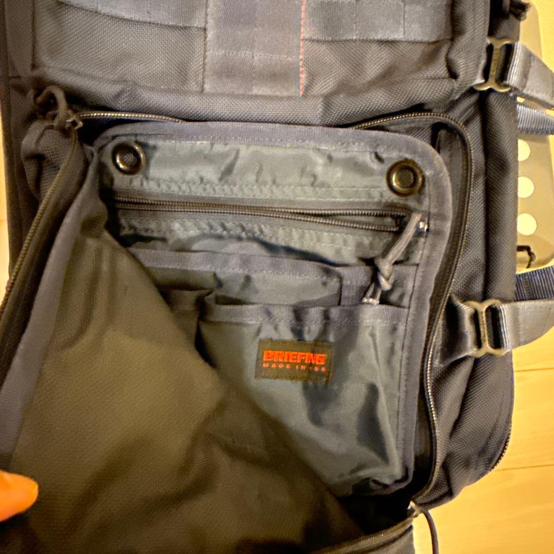 BEAMS+&BRIEFING 3wayバッグ　エアフォースブルー　USA