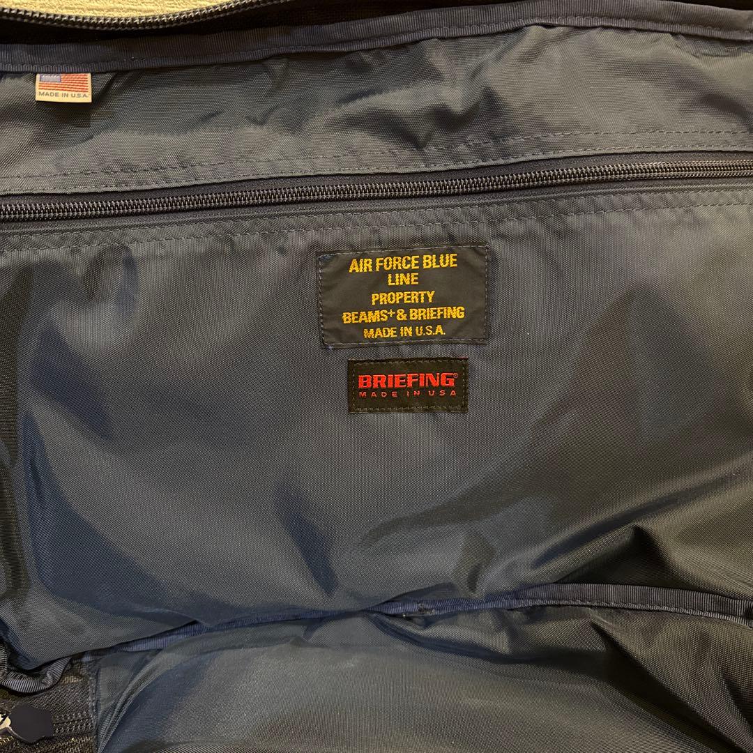 BEAMS+&BRIEFING 3wayバッグ　エアフォースブルー　USA
