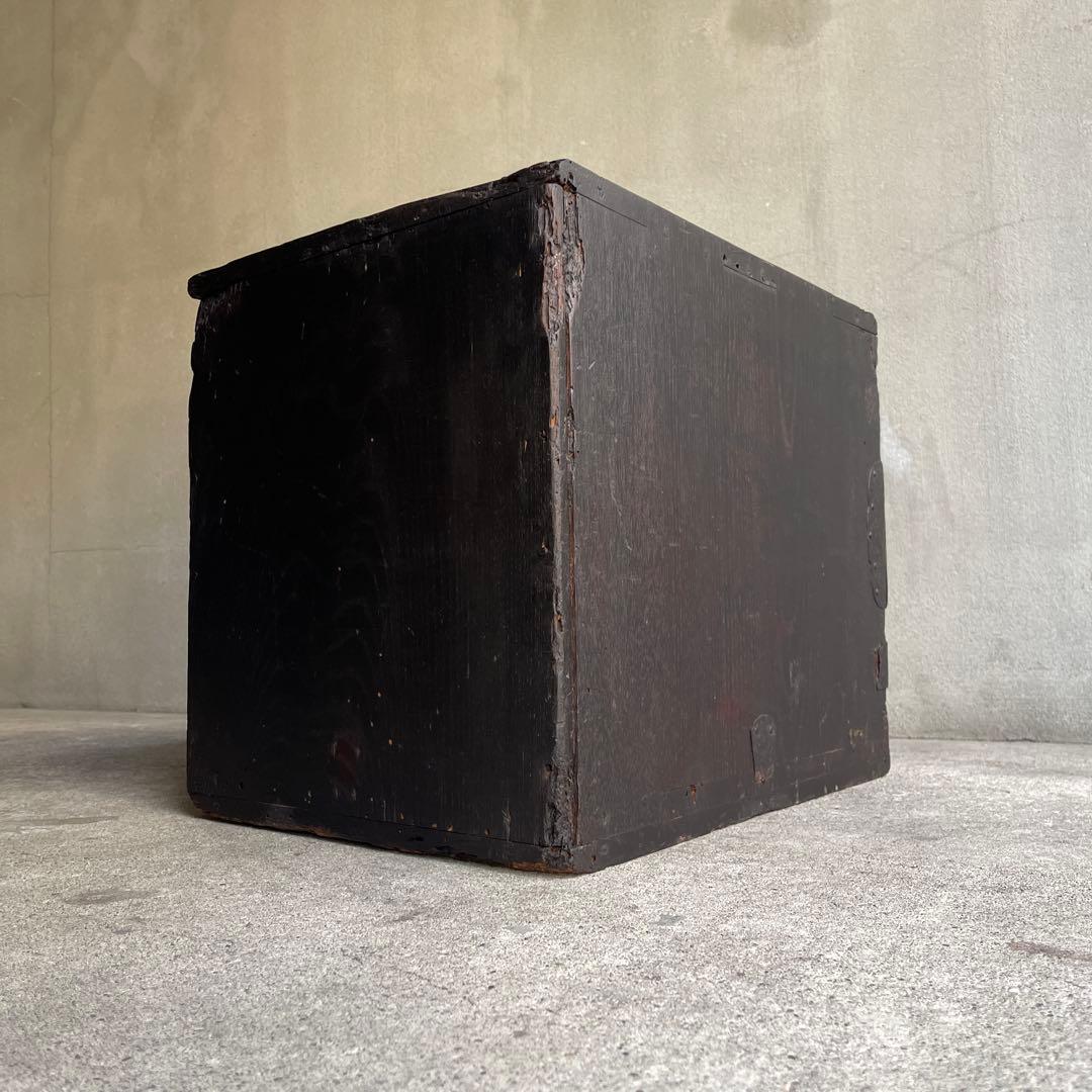 骨董 時代箪笥　船箪笥　銭箱　帳場箪笥　欅製　江戸期　古家具　古道具