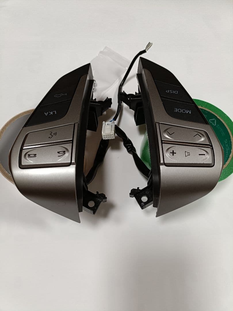 【LED打ち替え品】20アルファードヴェルファイアステアリングスイッチ白LED