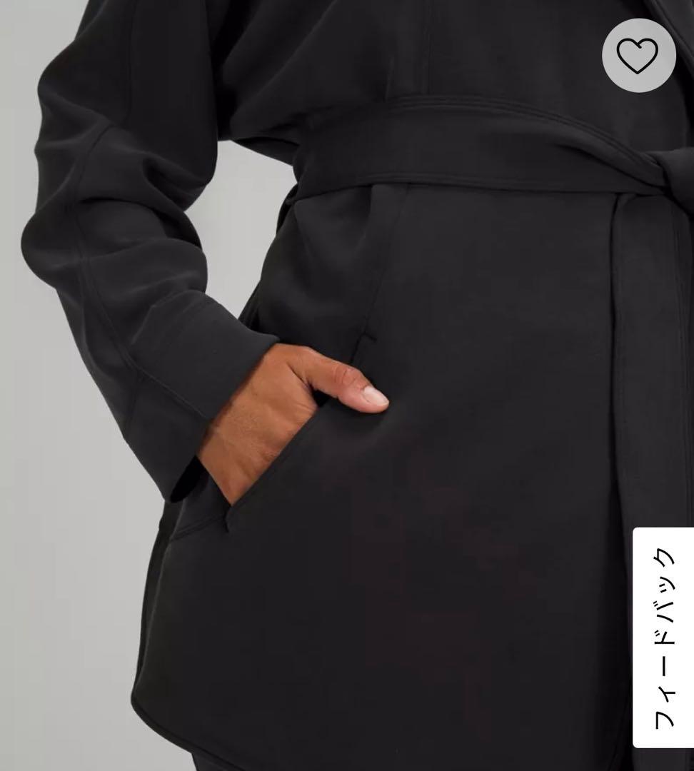 ルルレモン Softstreme Belted Wrap サイズML ジャケット