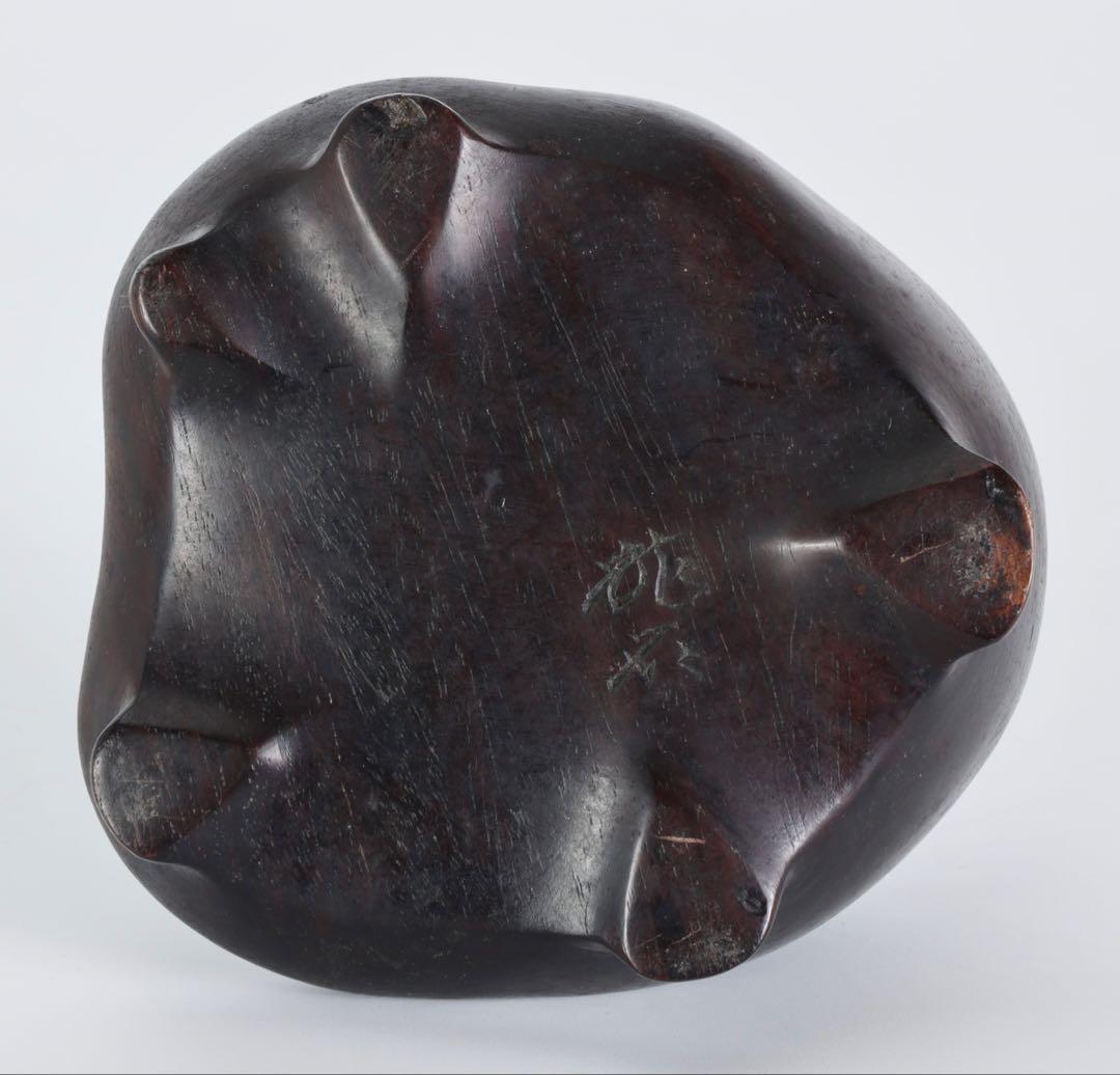 雪花石 鑑賞石 1.9kg 在銘 台座付 霊石 人物石 水石 盆景 天然石 美石