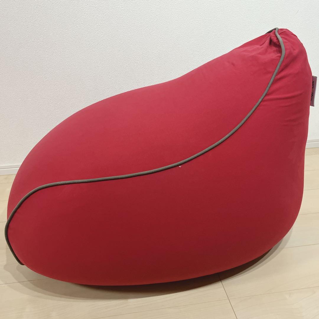 最終値引き！ yogibo ヨギボー ラウンジャー 赤 レッド