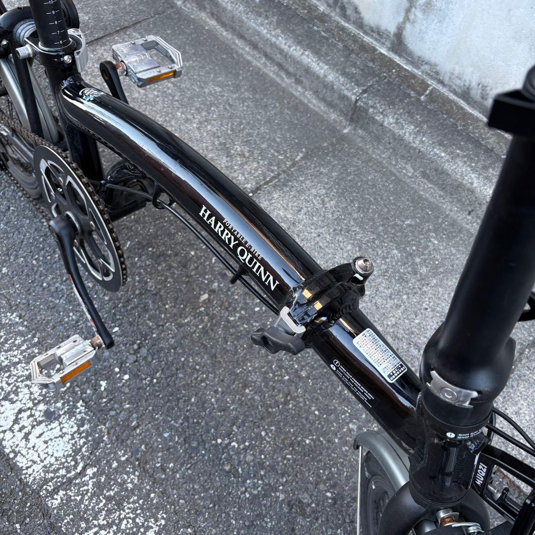 【2025年式】ハリークイン電動折りたたみ自転車 PORTABLE E-BIKE