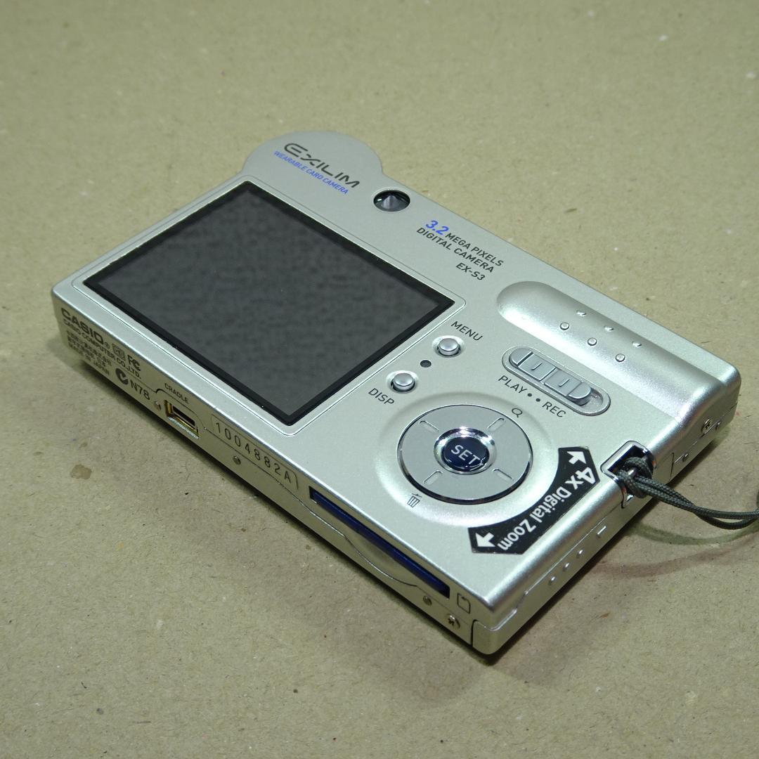 カシオ EXILIM EX-S3 コンデジ 純正バッテリー新品 SDカード2GB