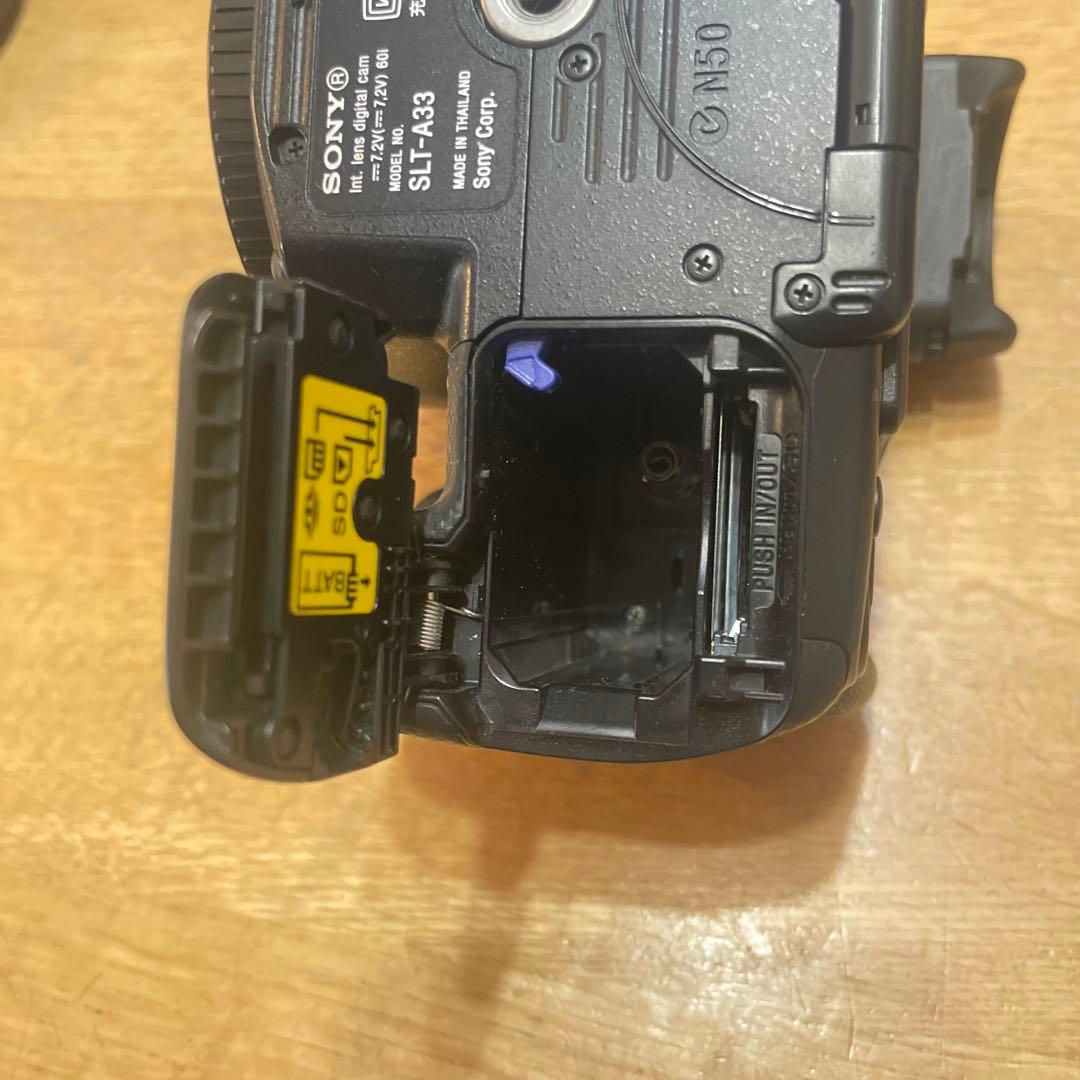 SONY α33 ズームレンズキット+ 55-200 SLT-A33 一眼カメラ