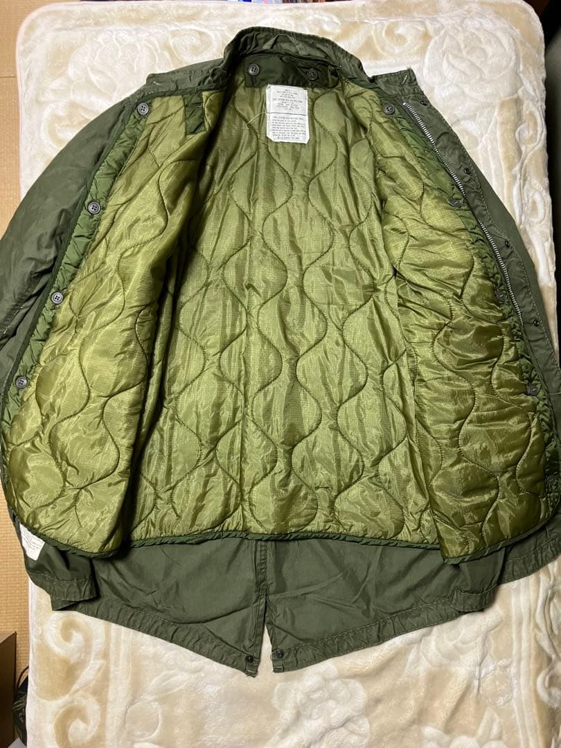 米軍実物　1968年度会計品　M-65 フィッシュテールパーカー　アルミジッパー