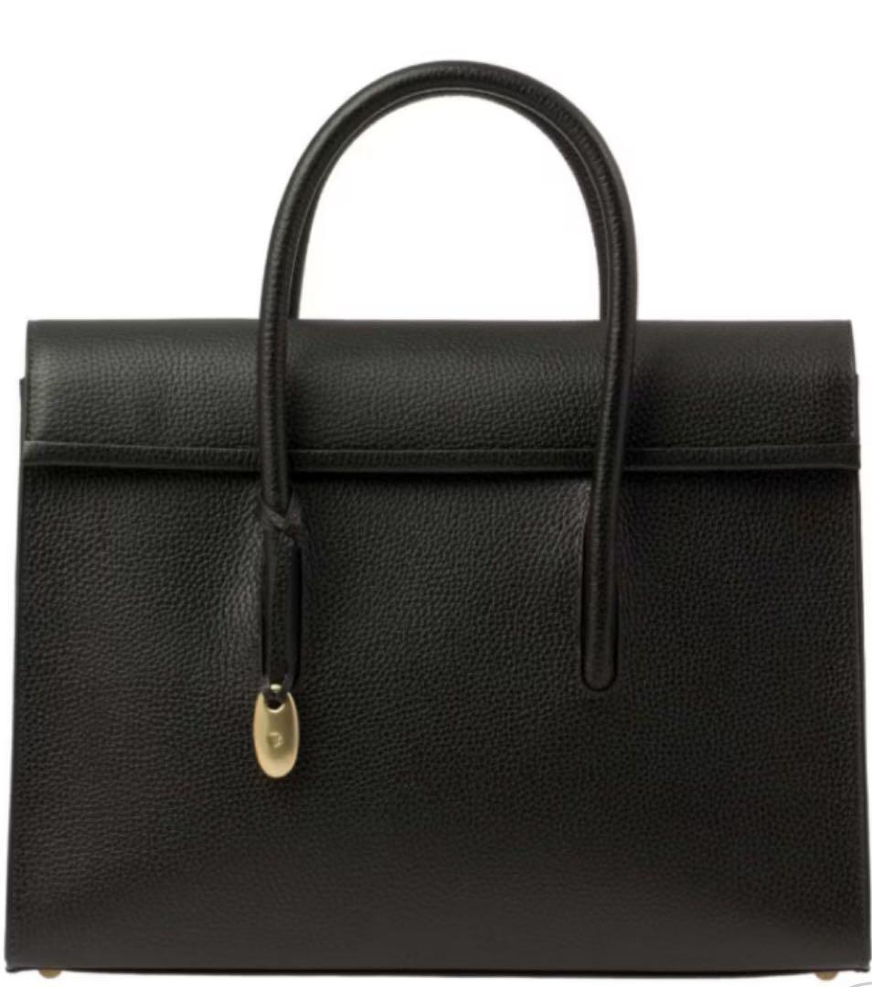 【再値下げTOFF&LOADSTONE】デボネア ブラックレザー ビジネスバッグ