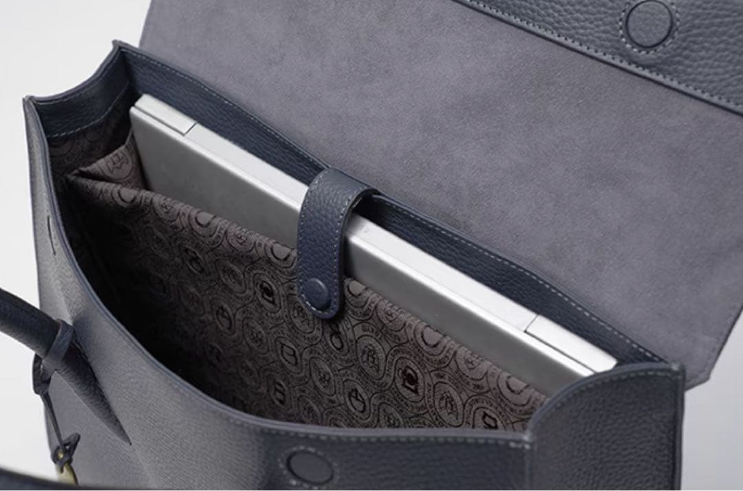 【再値下げTOFF&LOADSTONE】デボネア ブラックレザー ビジネスバッグ