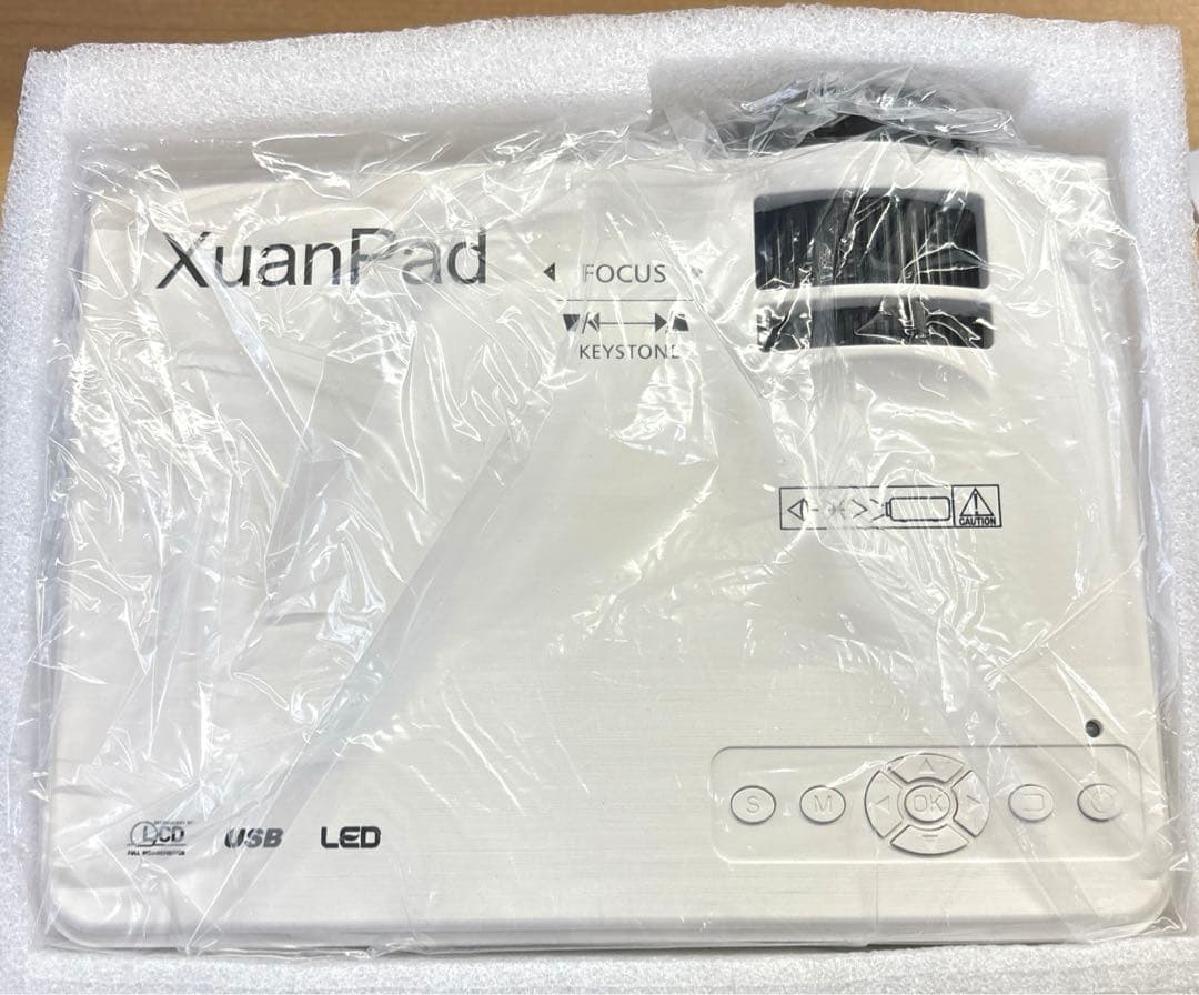 XuanPad プロジェクター 小型 10000L 1080PフルHD対応 ホー