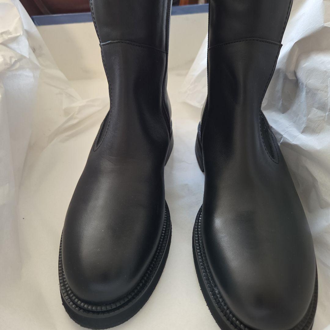 新品 NAPOLEONI ブラック ロングブーツ 38