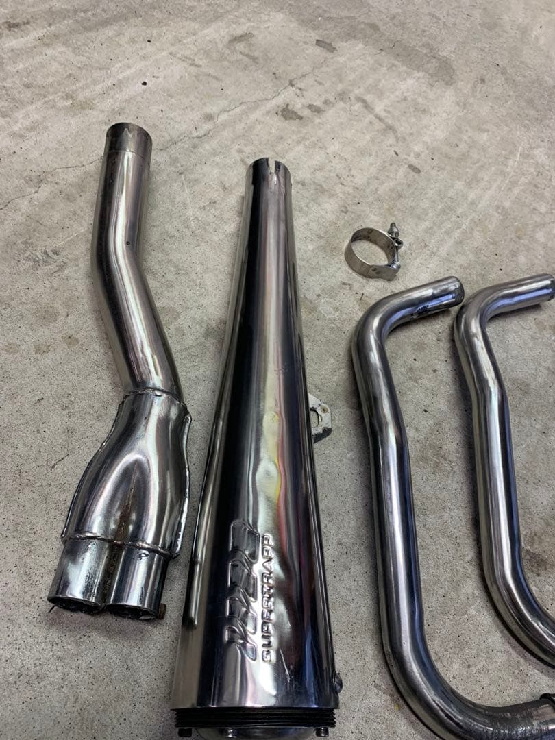 ボルティー　ボルティ　スーパートラップ　マフラー　グラストラッカーにも　メガホン