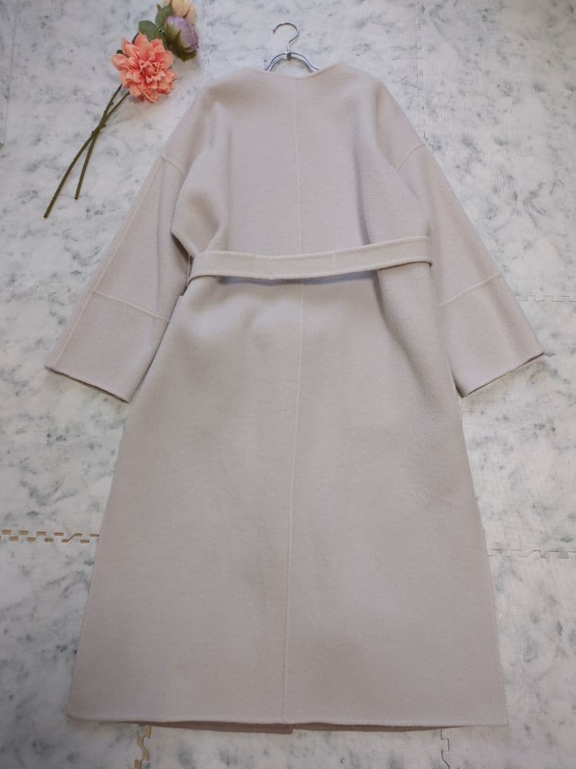 FRAY I.D 　ウールカシミヤバイカラーリバーコート