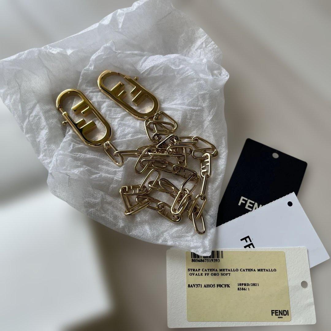 フェンディ★オーロック★チェーンストラップ★ゴールド★ストラップユー