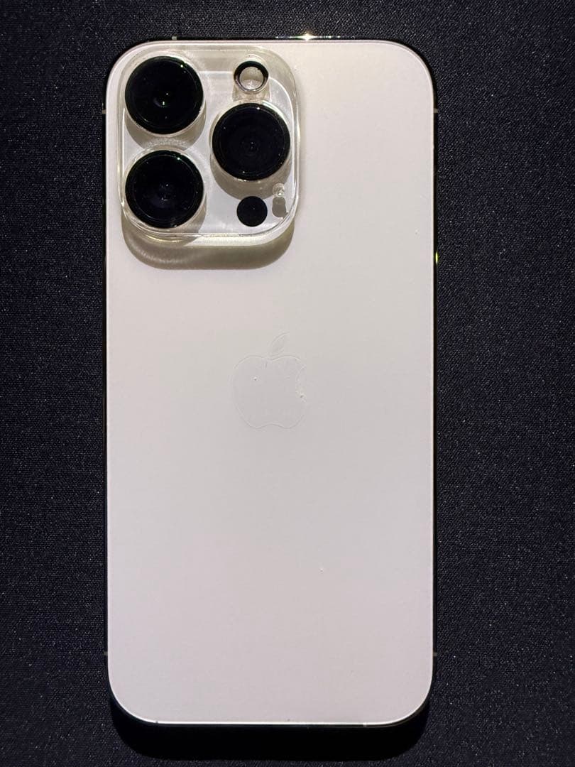 Apple iPhone 14 Pro ゴールド 本体、極上超美品^_−☆