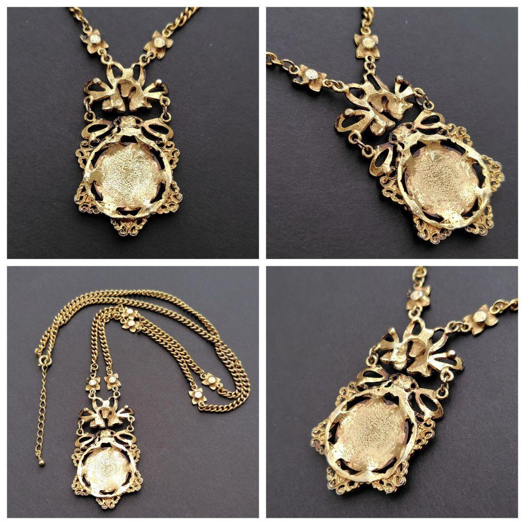 ヴィンテージ　 ブローチ２点＆ネックレス＆リング４点セット