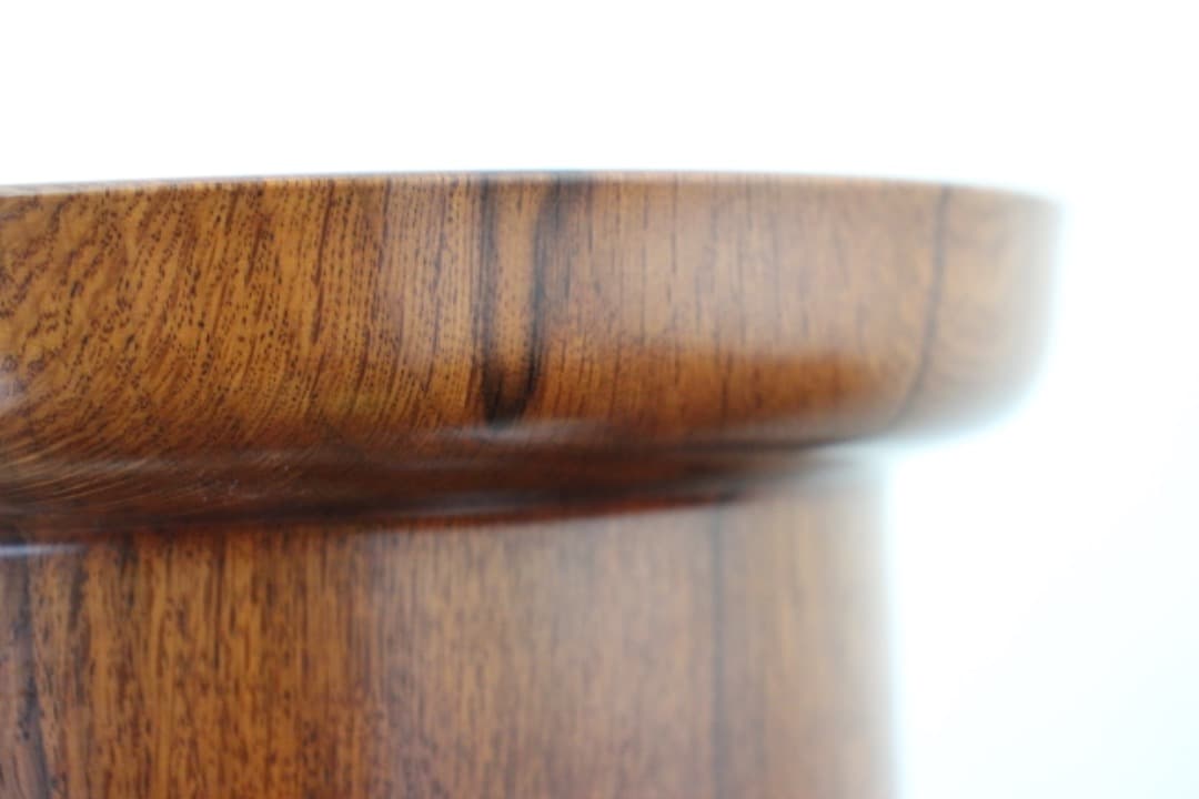 木地師　工房千樹　佐竹康宏作　ロクロ挽き　木製　台付２３cm皿