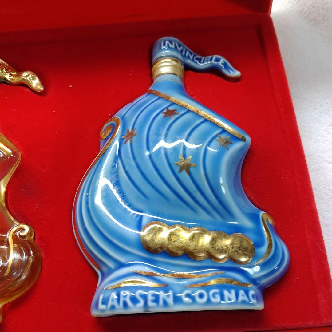 【訳あり】ラーセン バイキングシップ 3本セット 陶器ボトル