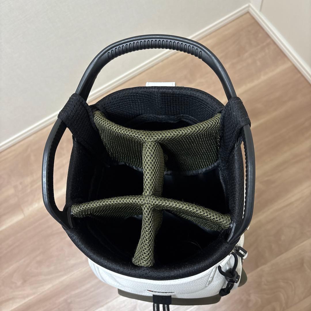 BEAMS GOLF バイカラー　エイトハーフ　キャディバッグ　自立式