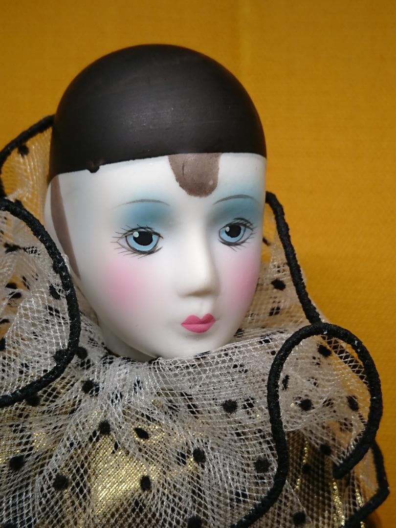 ビンテージ　人形　ドール　磁器　置物　インテリア　工芸品　美術品　A1417