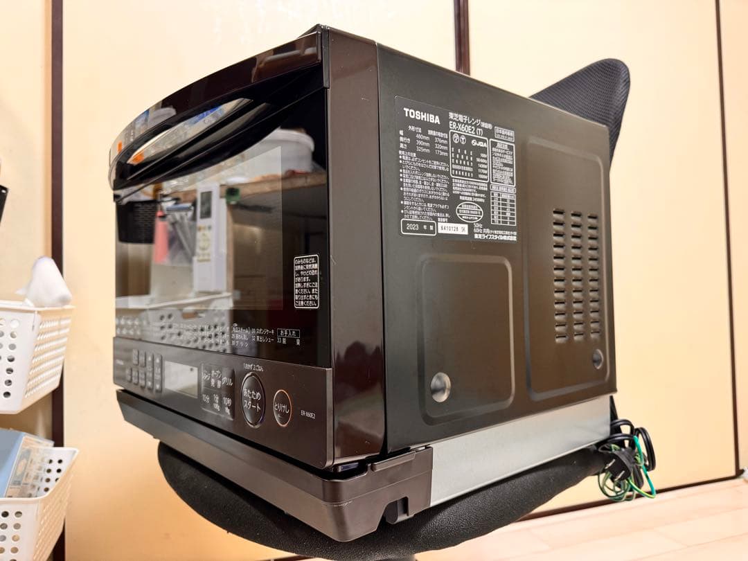 TOSHIBA ブラック電子レンジ
