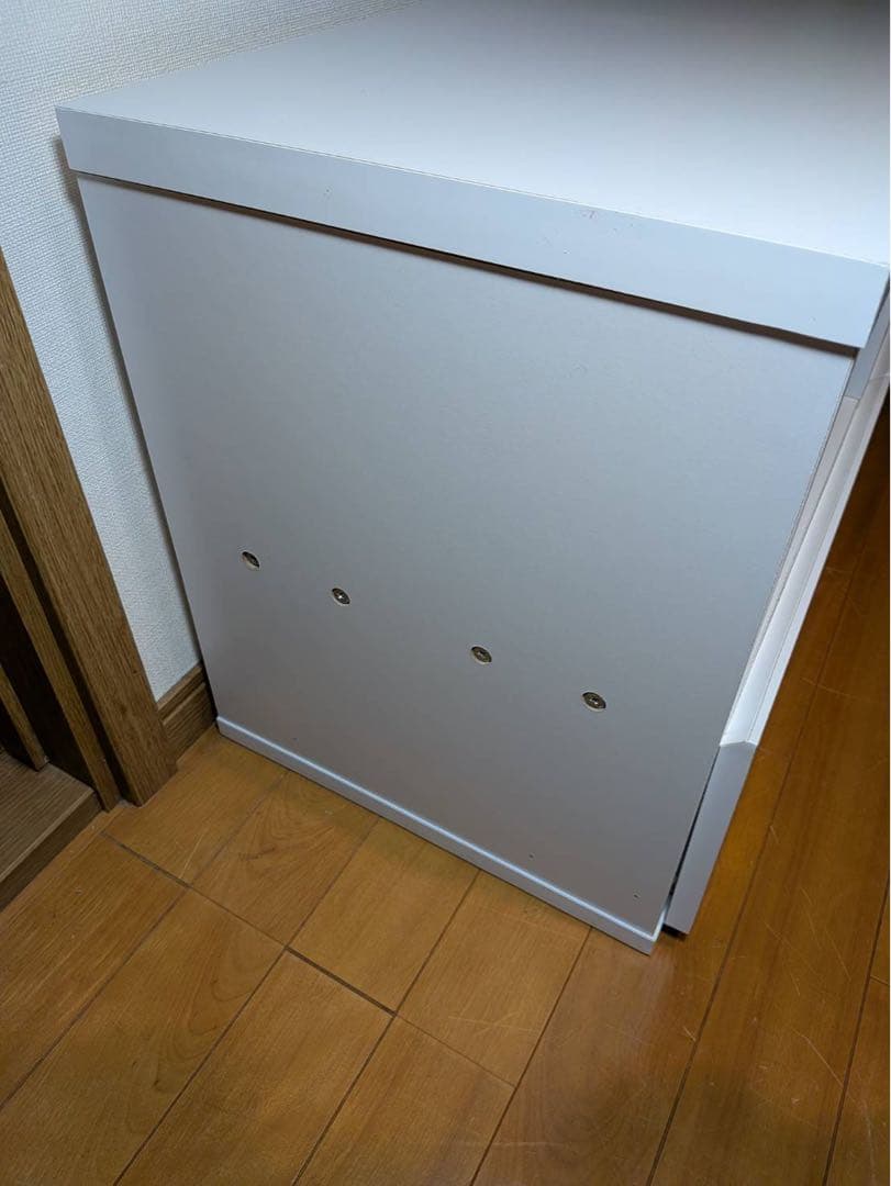 ■送料込■LOWYA伸縮式テレビ台 白 収納家具テレビボード24-40型推奨 棚