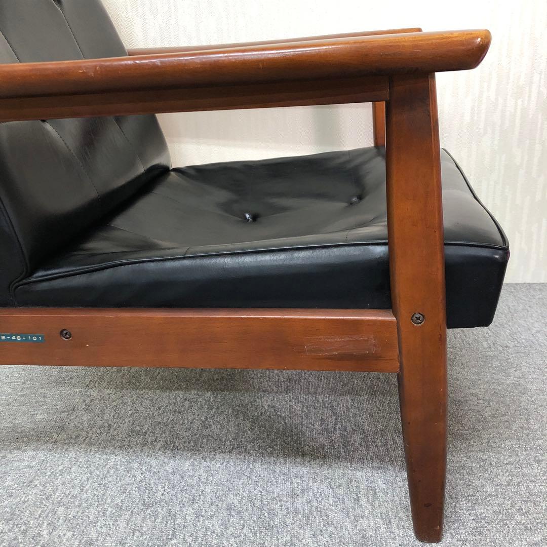 60s~80s Vintage Old カリモク Kチェア ワンシーター 60