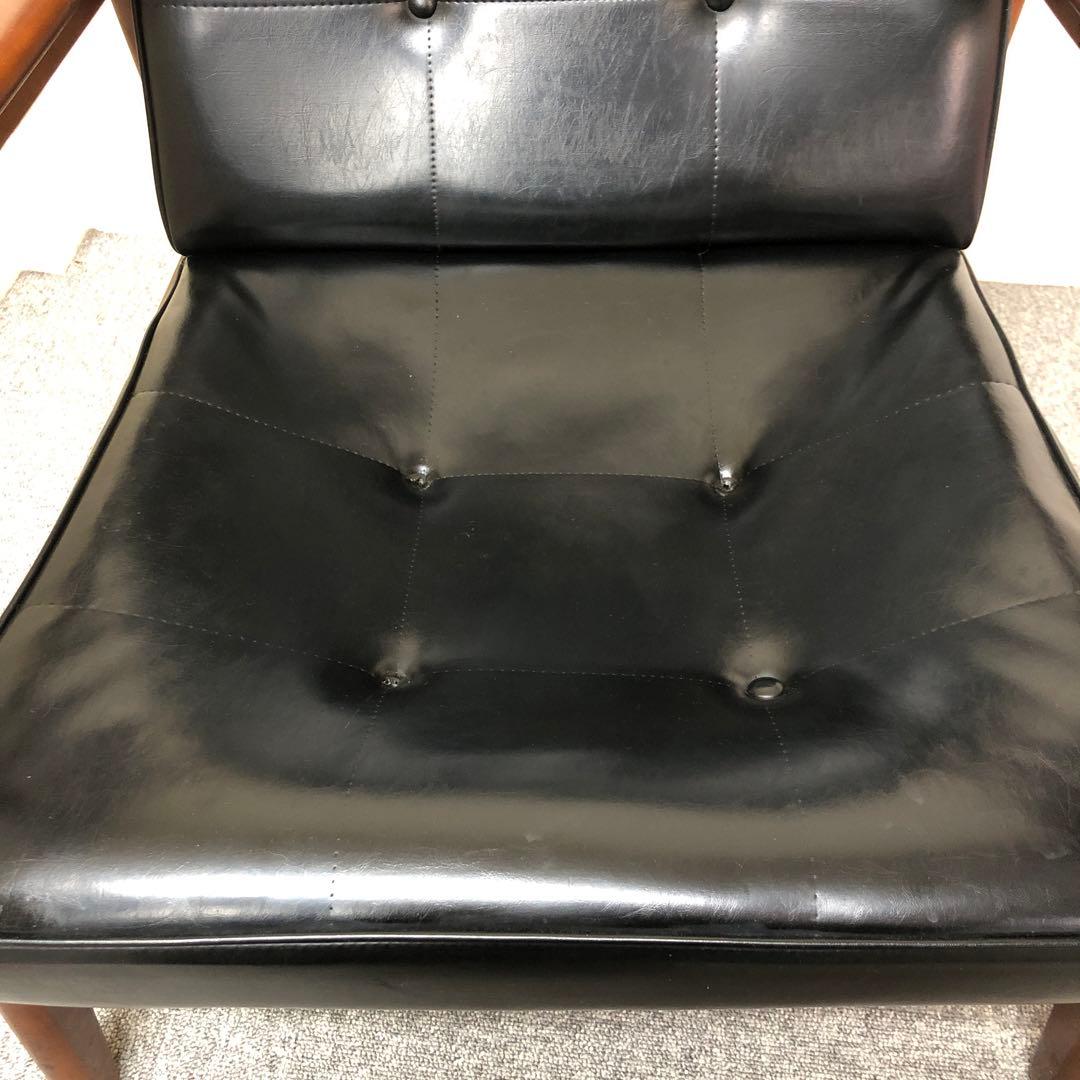 60s~80s Vintage Old カリモク Kチェア ワンシーター 60