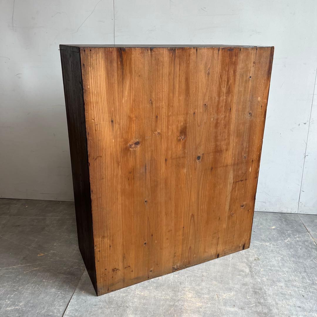 アンティーク 飾り棚 茶箪笥 シェルフ 昭和レトロ 無垢材 z438