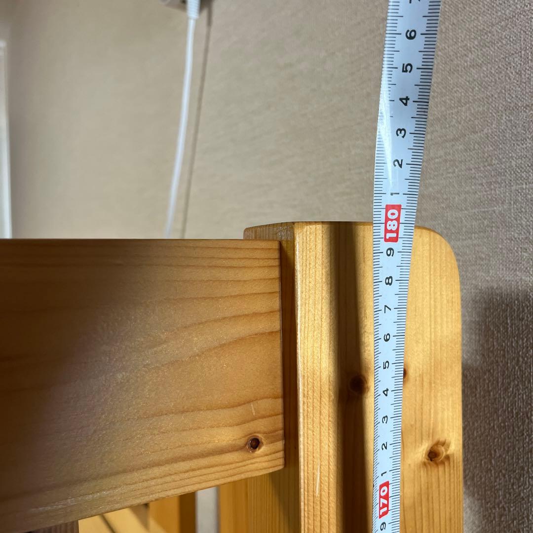 木製ロフトベッド 高さ180cm