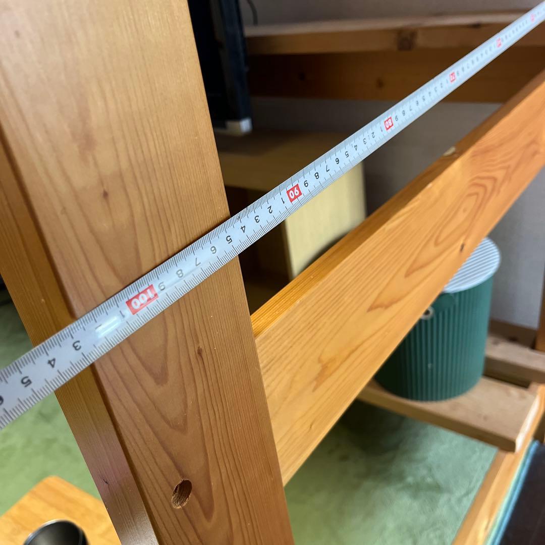 木製ロフトベッド 高さ180cm
