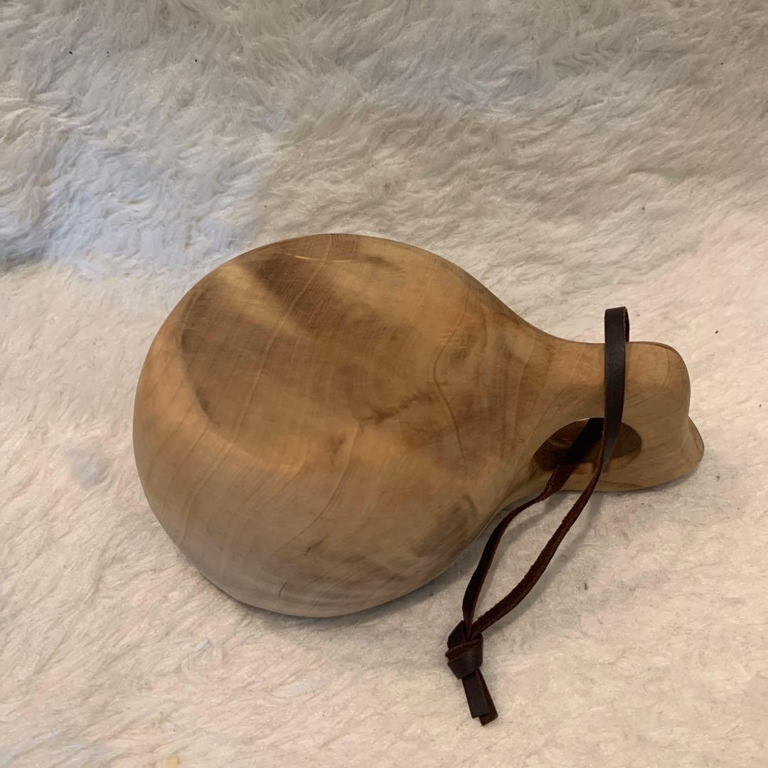 フィンランド製 白樺 の ククサ 木製マグカップ 2個セット