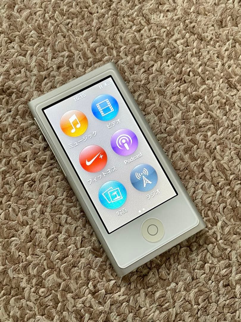 美品 動作確認済 iPod nano 第7世代 シルバー Bluetooth