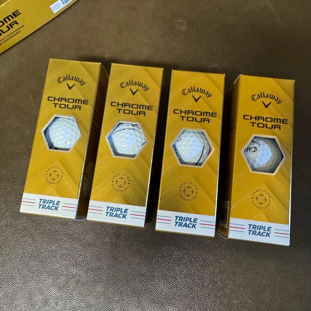 【新品】キャロウェイ　クロムツアー　ゴルフボール　2ダース