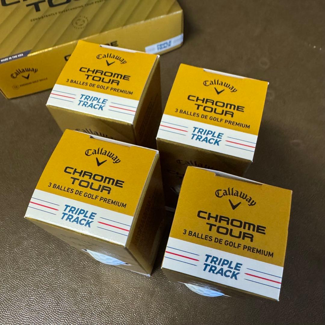 【新品】キャロウェイ　クロムツアー　ゴルフボール　2ダース