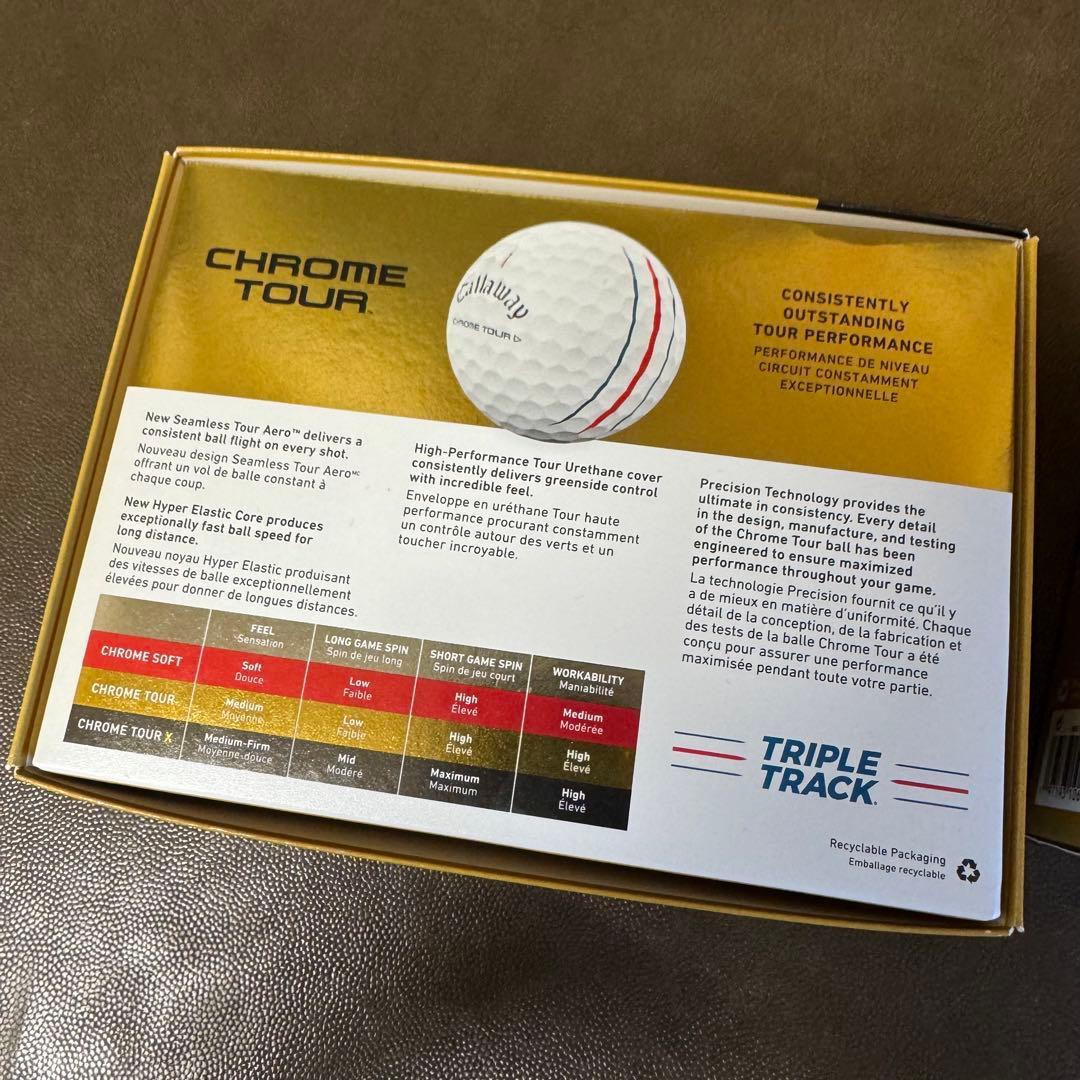 【新品】キャロウェイ　クロムツアー　ゴルフボール　2ダース