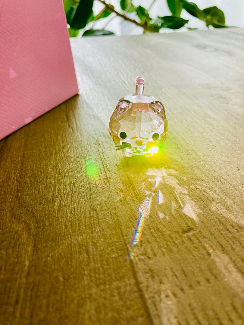 SWAROVSKI スワロフスキー Chubby Cats ピンクキャット 猫