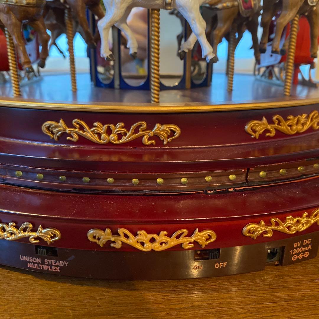 【希少】ミスタークリスマスデラックスカルーセル 　オルゴール20曲