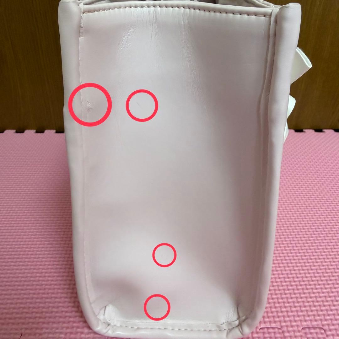 pium フロントフリルキルティング2wayトート