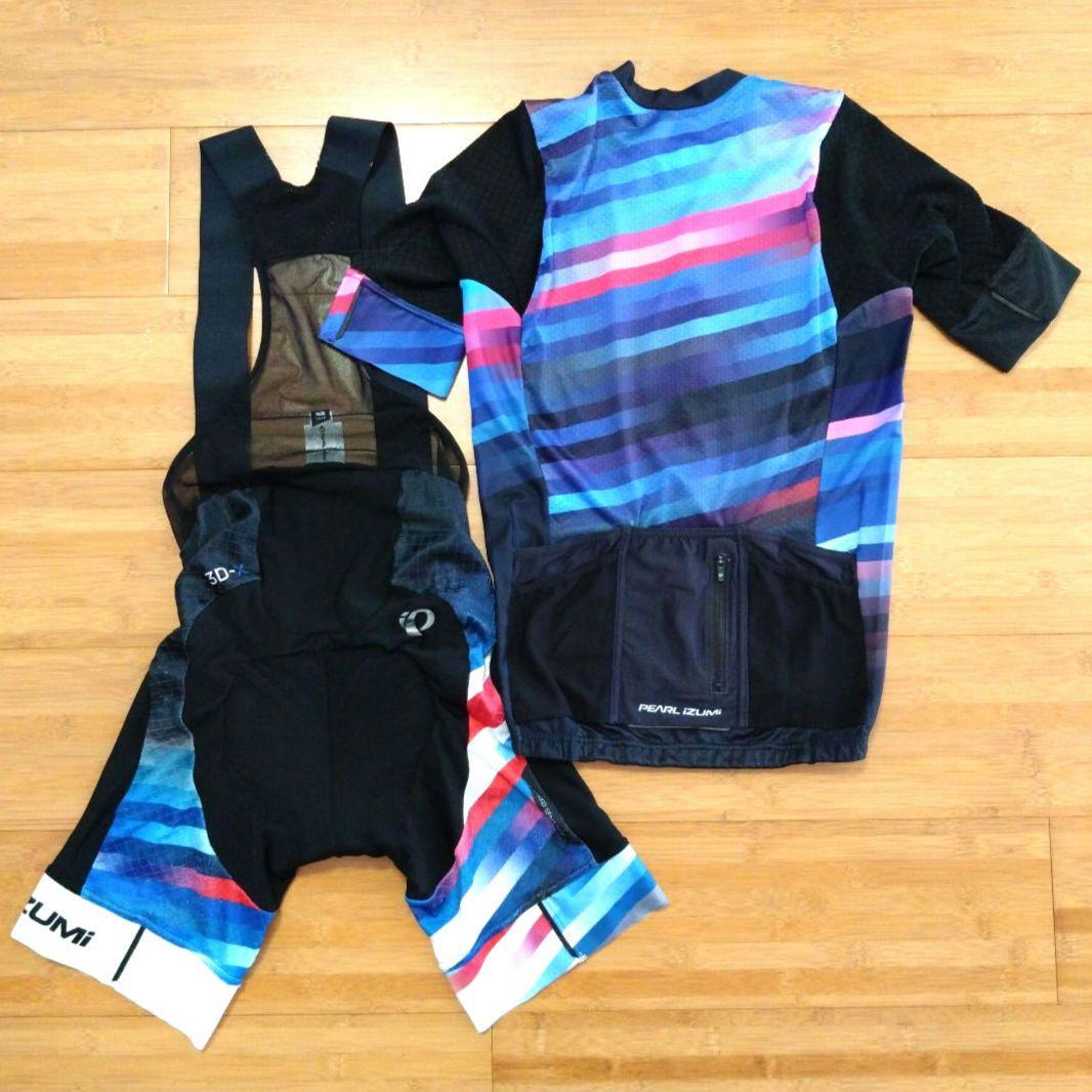 PEARL IZUMI レースフィット　サイクルジャージ・ ビブショーツセット