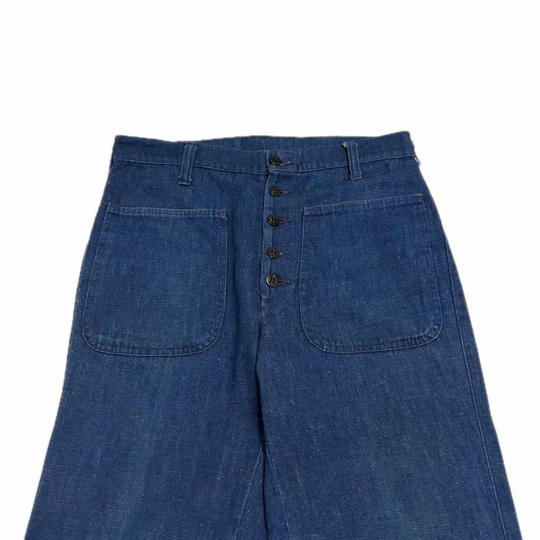 50s - 60s U.S NAVY セーラーパンツ W31相当 フレアデニム