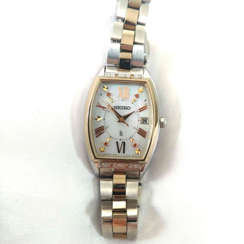 限定1000　美品　SEIKO　ルキア　電波ソーラー　ピエールエルメ　ダイヤ