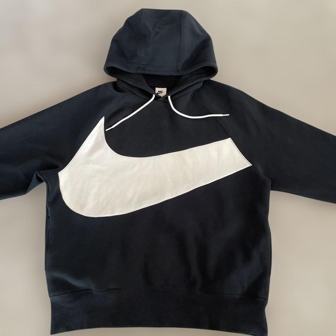 Nike ジャージ上下セット スウッシュ テック フリース　黒/白