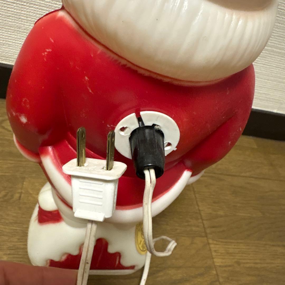 アンティーク　サンタクロースランプ